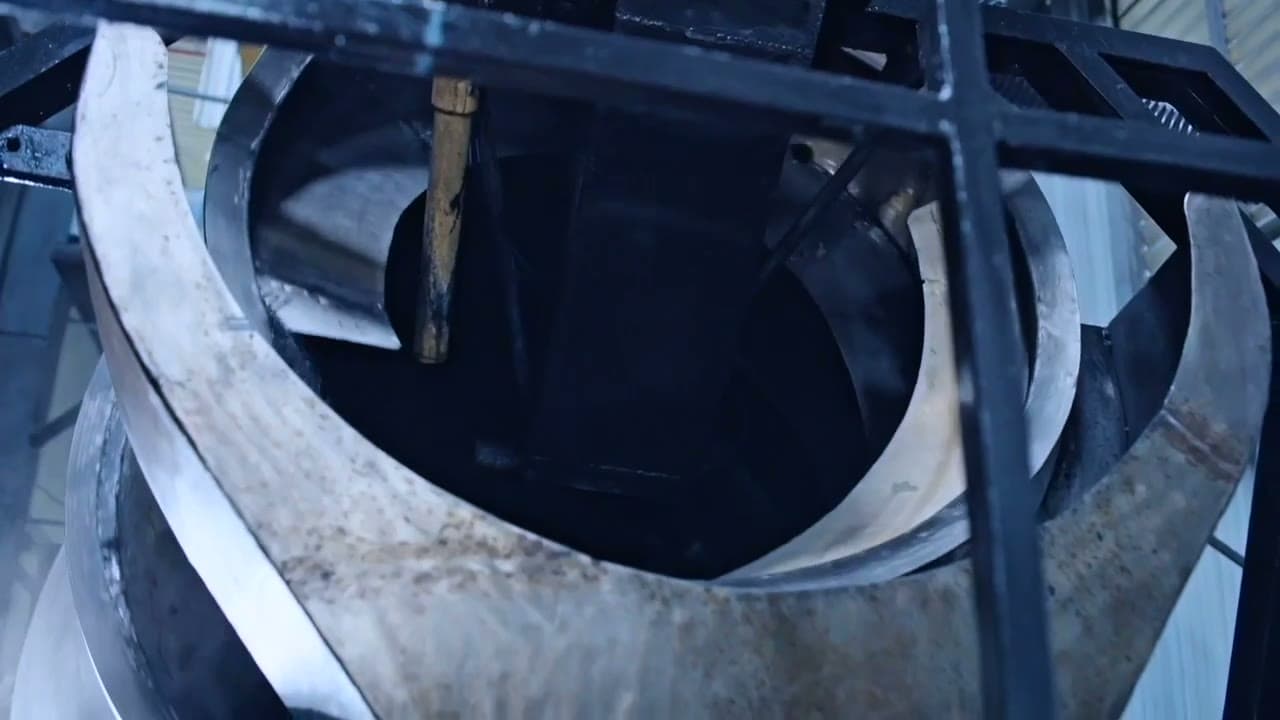 Interior view of activated carbon operations
